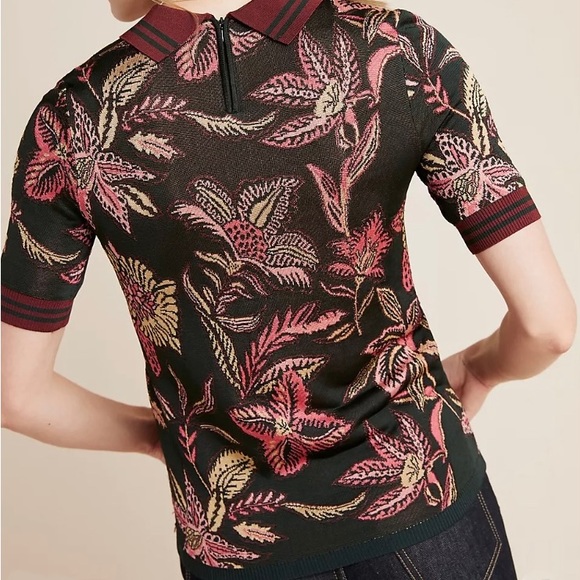 Anthropologie Scotch & Soda Knitted 2-Piece Set Tropical Bloom - Picture 4 of 15
